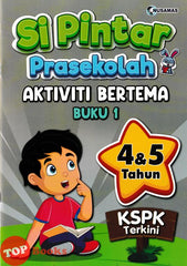 [TOPBOOKS Nusamas Kids] Si Pintar Prasekolah Aktiviti Bertema Buku 1 4 & 5 Tahun KSPK Terkini (2024)