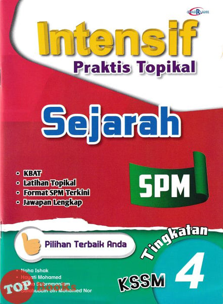 [TOPBOOKS Cemerlang] Intensif Praktis Topikal SPM Sejarah Tingkatan 4 KSSM (2024)