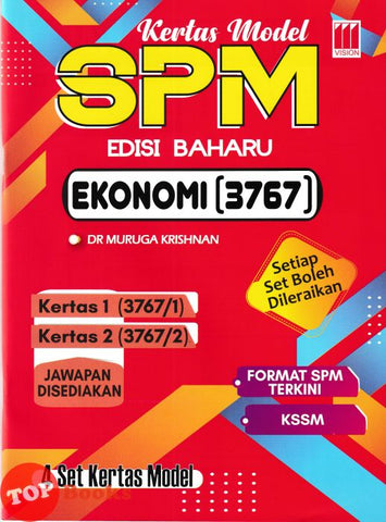 [TOPBOOKS Vision] Kertas Model SPM Ekonomi 3767 KSSM (2025)