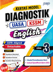 [TOPBOOKS PEP] Kertas Model Diagnostik UASA English CEFR-Aligned Form 3 KSSM (2026)