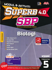 [TOPBOOKS Mahir] Modul & AKtiviti Superb 4.0 SBP Biologi Tingkatan 5 KSSM Dwibahasa (2026)