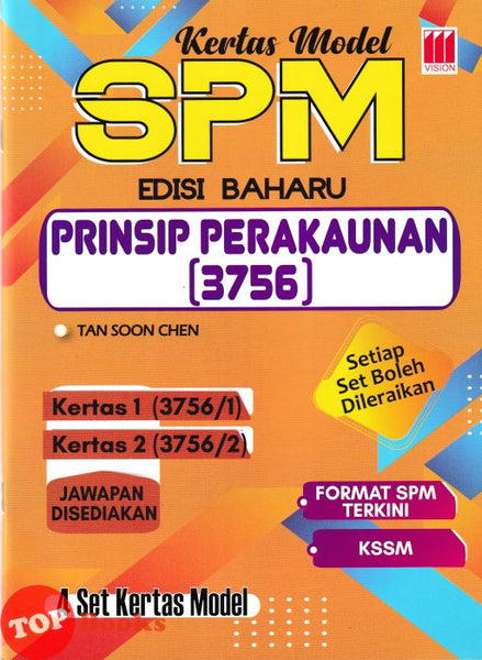 [TOPBOOKS Vision] Kertas Model SPM Prinsip Perakaunan 3756 KSSM (2025)
