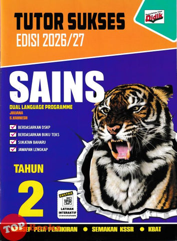 [TOPBOOKS Ilmu Didik] Tutor Sukses Sains Tahun 2 Semakan KSSR DLP (2026)