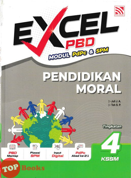 [TOPBOOKS Pelangi] Excel PBD Pendidikan Moral Tingkatan 4 KSSM (2026)