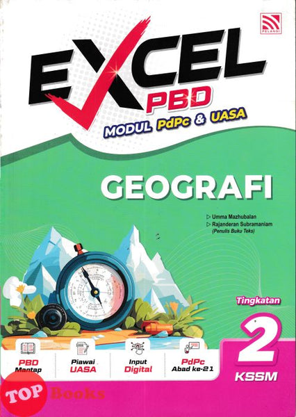 [TOPBOOKS Pelangi] Excel PBD Geografi Tingkatan 2 KSSM (2026)
