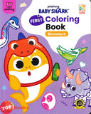 [TOPBOOKS Pelangi Kids] Pinkfong Baby Shark First Coloring Book Dinosaurs