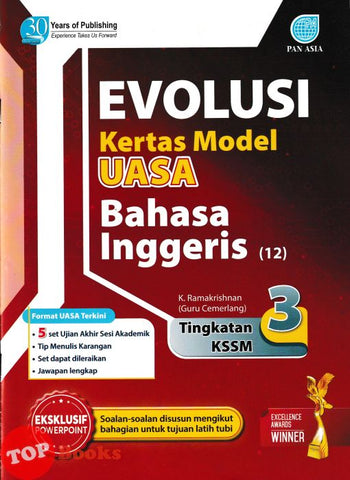[TOPBOOKS Pan Asia] Evolusi Kertas Model UASA Bahasa Inggeris Tingkatan 3 KSSM (2024)