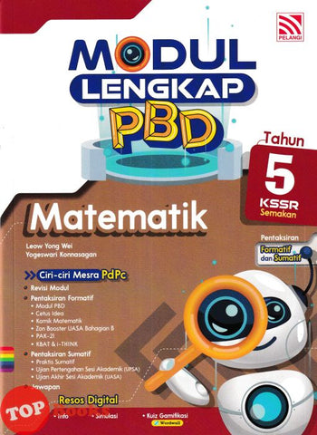 [TOPBOOKS Pelangi] Modul Lengkap PBD Matematik Tahun 5 KSSR Semakan (2024)