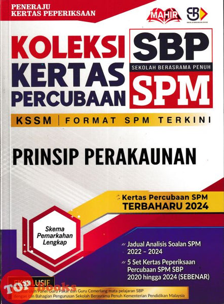 [TOPBOOKS Mahir] Koleksi Kertas Percubaan SPM SBP Prinsip Perakaunan KSSM (2026)