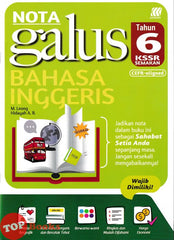 [TOPBOOKS Sasbadi] Nota Galus Bahasa Inggeris CEFR-Aligned Tahun 6 KSSR Semakan (2025)