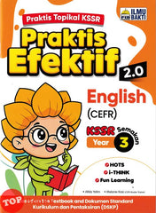 [TOPBOOKS Ilmu Bakti] Praktis Efektif 2.0 English CEFR Year 3 KSSR Semakan (2026)