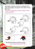 [TOPBOOKS SSM Kids] Tambah Bersama Dinosaurs Buku 1 Umur 4-5 Tahun Dwibahasa