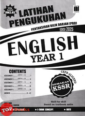 [TOPBOOKS Vision] Latihan Pengukuhan PBD English CEFR-Aligned Year 1 Semakan KSSR (2025)
