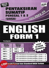 [TOPBOOKS Ilmu Didik] Pentaksiran Sumatif UASA English Form 1 KSSM (2024)