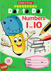 [TOPBOOKS Kohwai Kids] Preschool Dot To Dot Numbers 1 To 10 KSPK