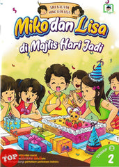 [TOPBOOKS Daya Kids] Siri Bacaan Miko Dan Lisa Di Majlis Hari Jadi Tahap 2 Buku 2