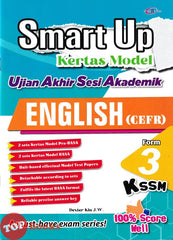 [TOPBOOKS Cemerlang] Smart Up Kertas Model UASA English CEFR Form 3 KSSM (2024)