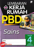 [TOPBOOKS Sasbadi] Lembaran Kerja Rumah PBD Sains Tahun 4 KSSR Semakan (2024)