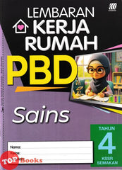 [TOPBOOKS Sasbadi] Lembaran Kerja Rumah PBD Sains Tahun 4 KSSR Semakan (2024)