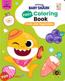 [TOPBOOKS Pelangi Kids] Pinkfong Baby Shark First Coloring Book Fruits And Vegetables