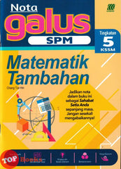 [TOPBOOKS Sasbadi] Nota Galus SPM Matematik Tambahan Tingkatan 5 KSSM (2026)