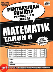 [TOPBOOKS Ilmu Didik] Pentaksiran Sumatif UASA Matematik Tahun 6 KSSR DLP (2024)