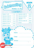 [TOPBOOKS Kohwai Kids] Get Smart With Subtracting Book 2 Numbers 1 To 100 KSPK