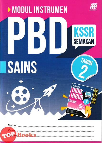 [TOPBOOKS Sasbadi] Modul Instrumen PBD Sains Tahun 2 KSSR Semakan (2026)
