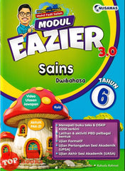 [TOPBOOKS Nusamas] Modul Eazier 3.0 Sains Tahun 6 KSSR Dwibahasa (2025)