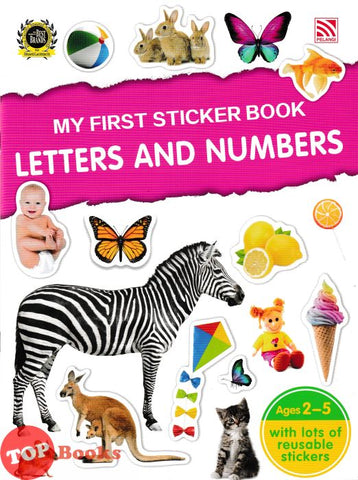 [TOPBOOKS Pelangi Kids] My First Sticker Book Letters And Numbers Ages 2-5 (2024)