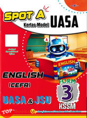 [TOPBOOKS Cemerlang] Spot A Kertas Model UASA English CEFR Form 3 KSSM (2026)