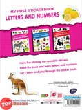 [TOPBOOKS Pelangi Kids] My First Sticker Book Letters And Numbers Ages 2-5 (2024)