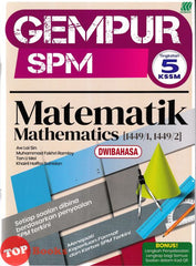 [TOPBOOKS Sasbadi] Gempur SPM Matematik Tingkatan 5 KSSM Dwibahasa (2026)