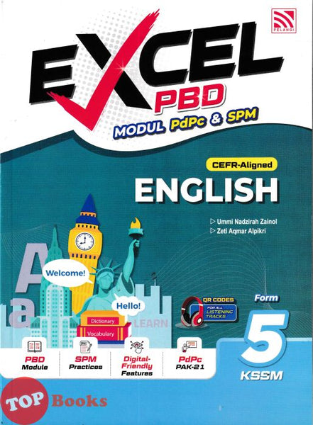 [TOPBOOKS Pelangi] Excel PBD English CEFR-Aligned Form 5 KSSM (2026)