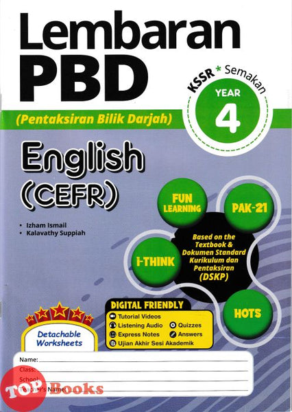 [TOPBOOKS Ilmu Bakti] Lembaran PBD English CEFR Year 4 KSSR Semakan (2024)