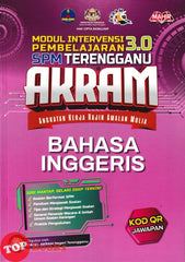 [TOPBOOKS Mahir] Modul Intervensi Pembelajaran 3.0 SPM Terengganu AKRAM Bahasa Inggeris (2026)