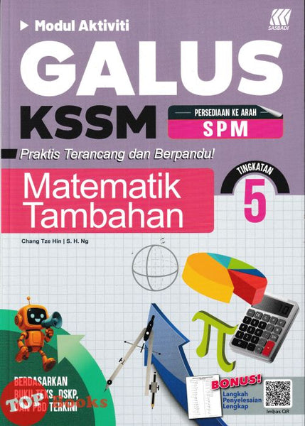 [TOPBOOKS Sasbadi] Modul Aktiviti Galus SPM Matematik Tambahan Tingkatan 5 KSSM (2026)