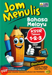 [TOPBOOKS Ilmu Bakti] Jom Menulis Bahasa Melayu Tahun 1 2 & 3 KSSR (2025)