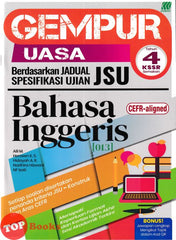 [TOPBOOKS Sasbadi] Gempur UASA JSU Bahasa Inggeris CEFR-Aligned Tahun 4 KSSR Semakan (2026)