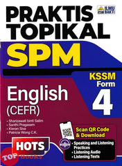 [TOPBOOKS Ilmu Bakti] Praktis Topikal SPM English CEFR Form 4 KSSM (2024)