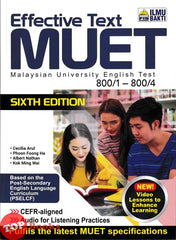 [TOPBOOKS Ilmu Bakti] Effective Text MUET CEFR-Aligned Sixth Edition (2026)