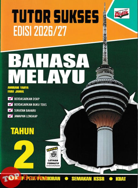 [TOPBOOKS Ilmu Didik] Tutor Sukses Bahasa Melayu Tahun 2 Semakan KSSR (2026)