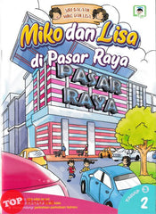 [TOPBOOKS Daya Kids] Siri Bacaan Miko Dan Lisa Di Pasar Raya Tahap 3 Buku 2