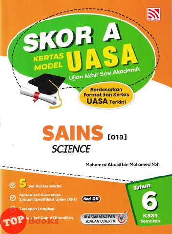 [TOPBOOKS Pelangi] Skor A Kertas Model UASA Sains Tahun 6 KSSR Semakan Dwibahasa (2025)