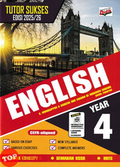 [TOPBOOKS Ilmu Didik] Tutor Sukses English CEFR-Aligned Year 4 Semakan KSSR (2025)