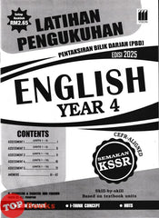 [TOPBOOKS Vision] Latihan Pengukuhan PBD English CEFR-Aligned Year 4 Semakan KSSR (2025)