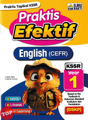 [TOPBOOKS Ilmu Bakti] Praktis Efektif UASA English CEFR Year 1 KSSR (2024)