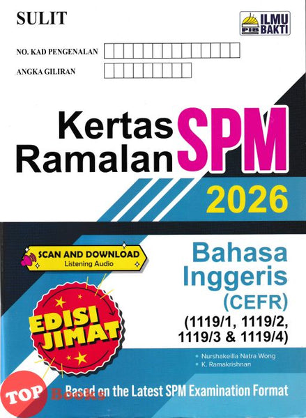 [TOPBOOKS Ilmu Bakti] Kertas Ramalan SPM Bahasa Inggeris CEFR (2026)