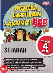 [TOPBOOKS Mahir] Modul Latihan & Aktiviti PBD Sejarah Tahun 4 KSSR (2024)