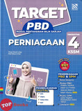 [TOPBOOKS Pelangi] Target PBD Perniagaan Tingkatan 4 KSSM (2025)